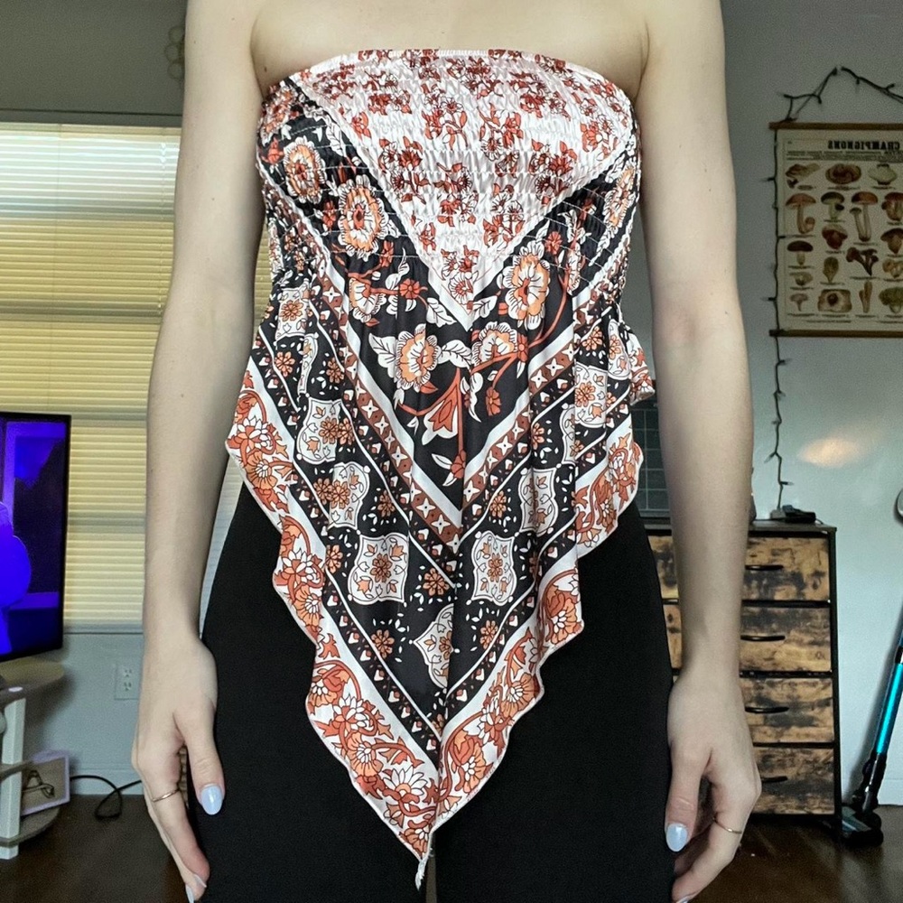 Cider Floral Patterned Top